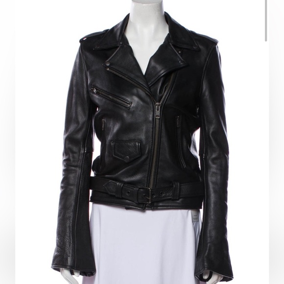 Understated leather jacket - Picture 4 of 5